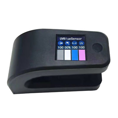 Rechargeable Anti Blue 400nm UV HEV Light Lens Tester USB Interface Charge Indicator light